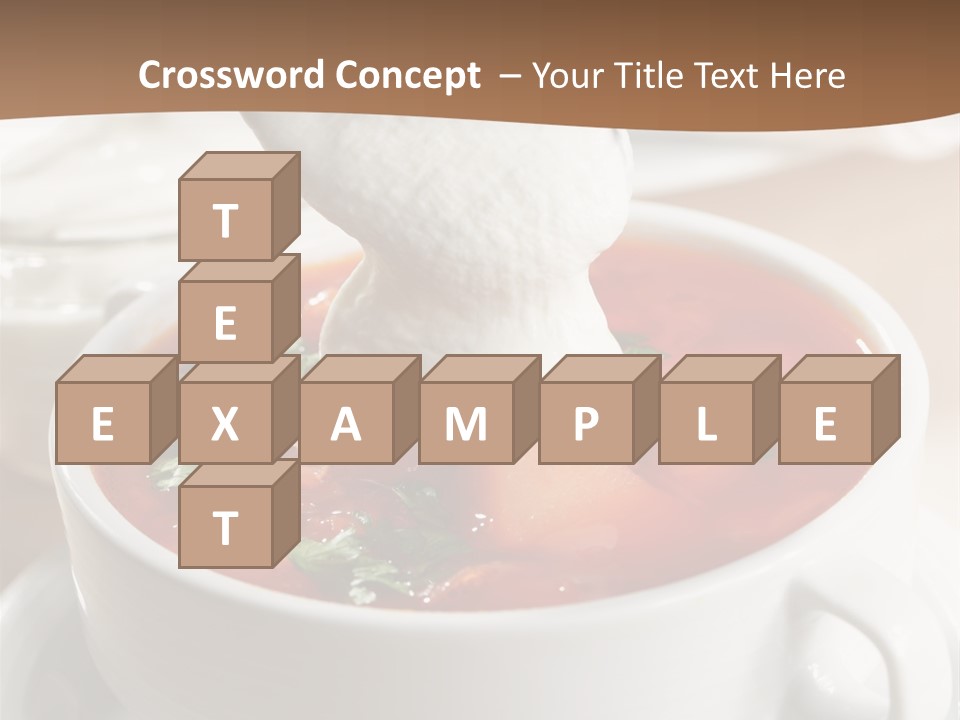 Russian Buns Meal PowerPoint Template