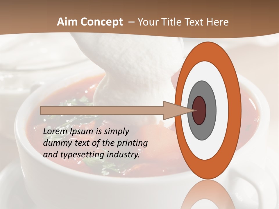 Russian Buns Meal PowerPoint Template