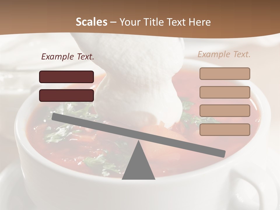 Russian Buns Meal PowerPoint Template