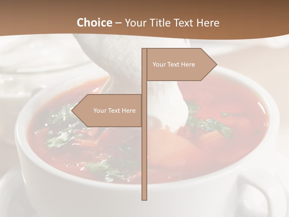 Russian Buns Meal PowerPoint Template