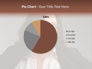 Fat Business Girl PowerPoint Template