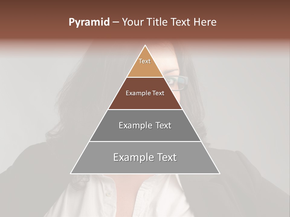 Fat Business Girl PowerPoint Template