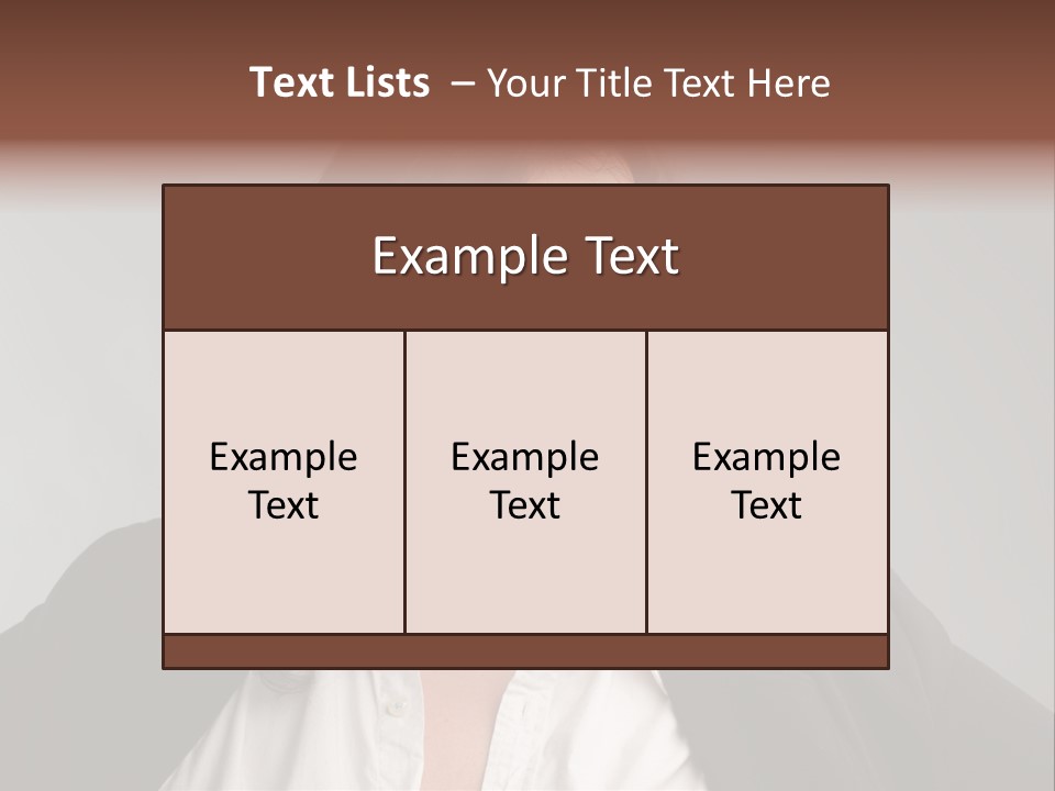 Fat Business Girl PowerPoint Template