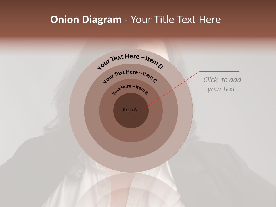 Fat Business Girl PowerPoint Template