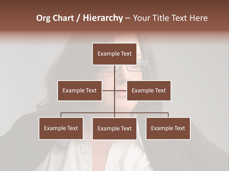 Fat Business Girl PowerPoint Template