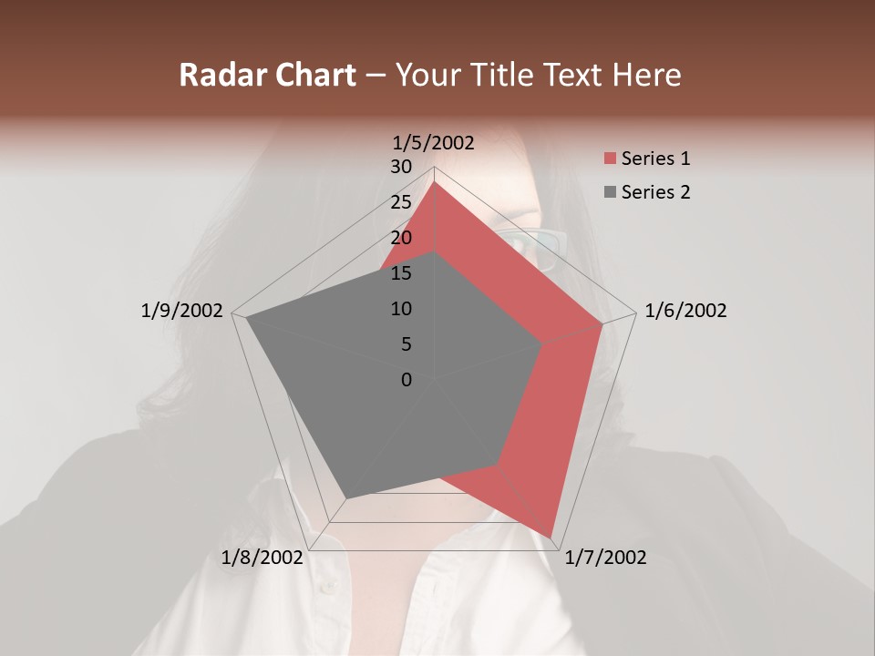 Fat Business Girl PowerPoint Template