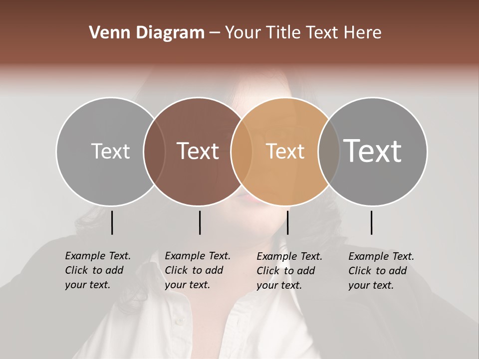 Fat Business Girl PowerPoint Template