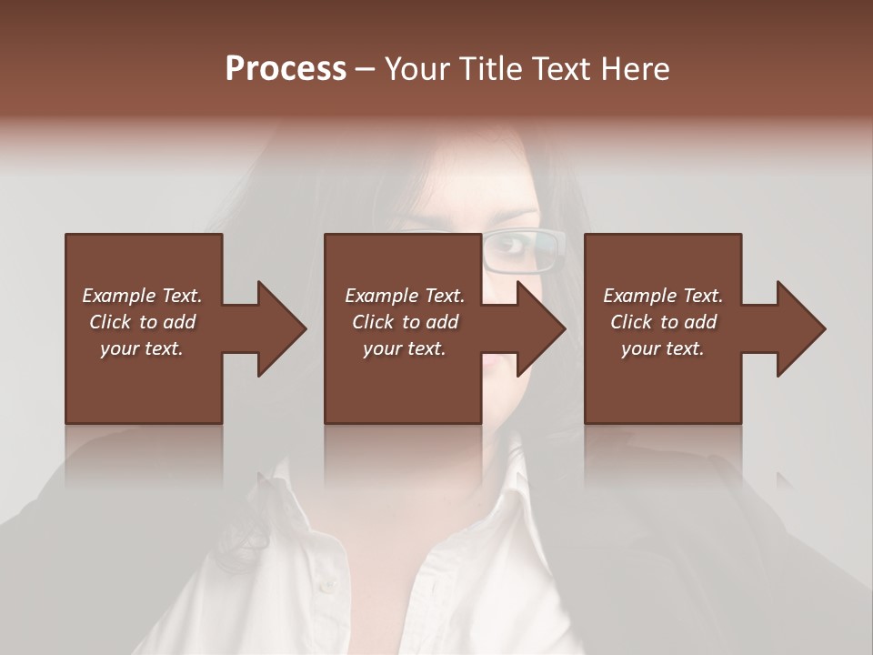 Fat Business Girl PowerPoint Template