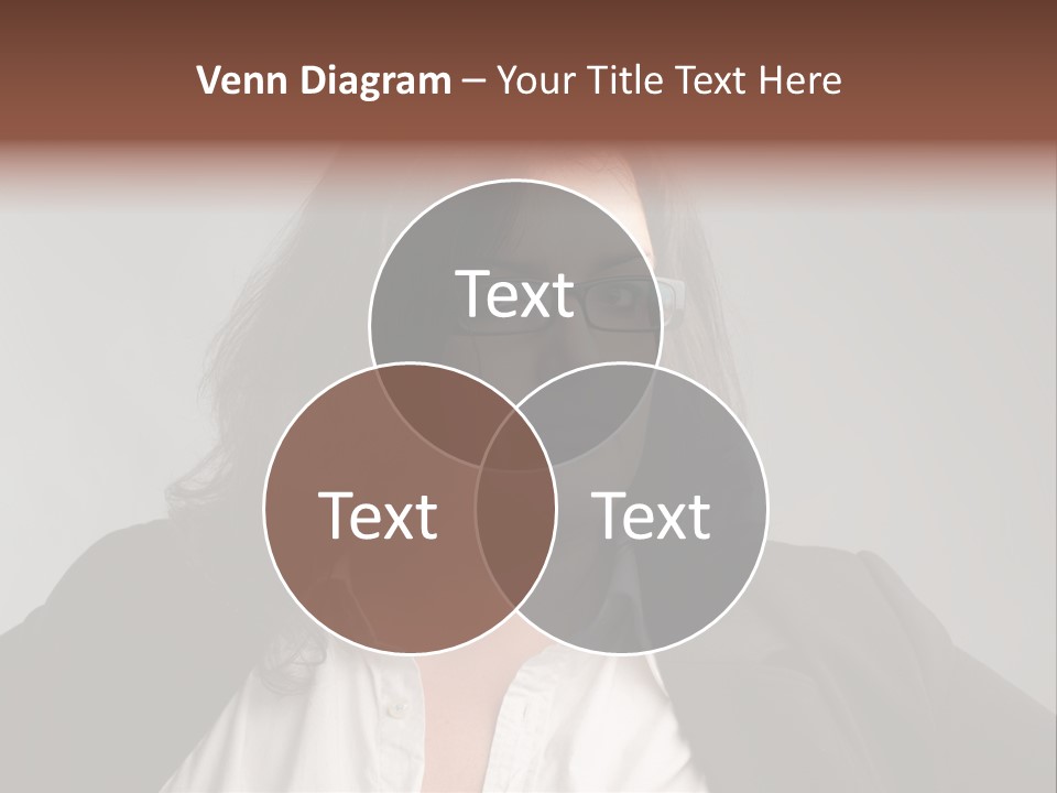 Fat Business Girl PowerPoint Template