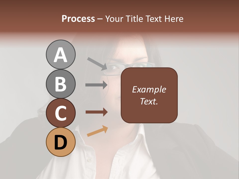 Fat Business Girl PowerPoint Template