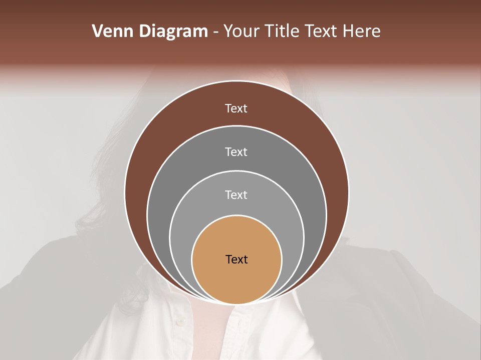 Fat Business Girl PowerPoint Template