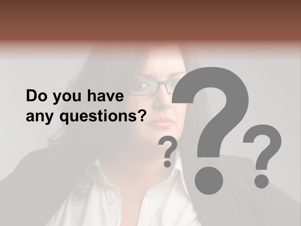 Fat Business Girl PowerPoint Template