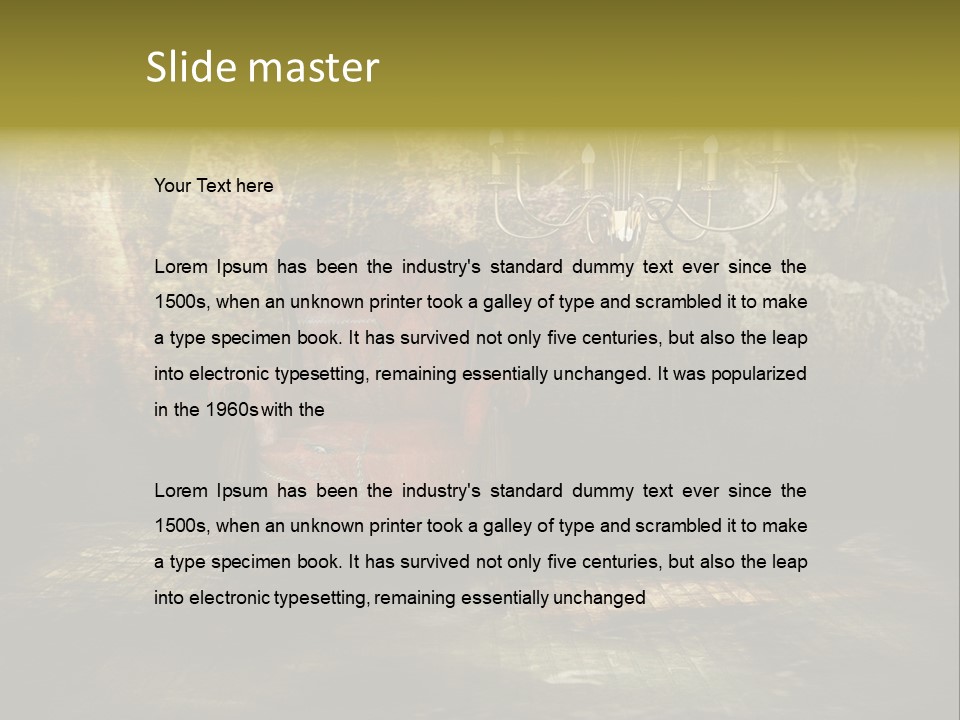 Seat Stylish Copyspace PowerPoint Template