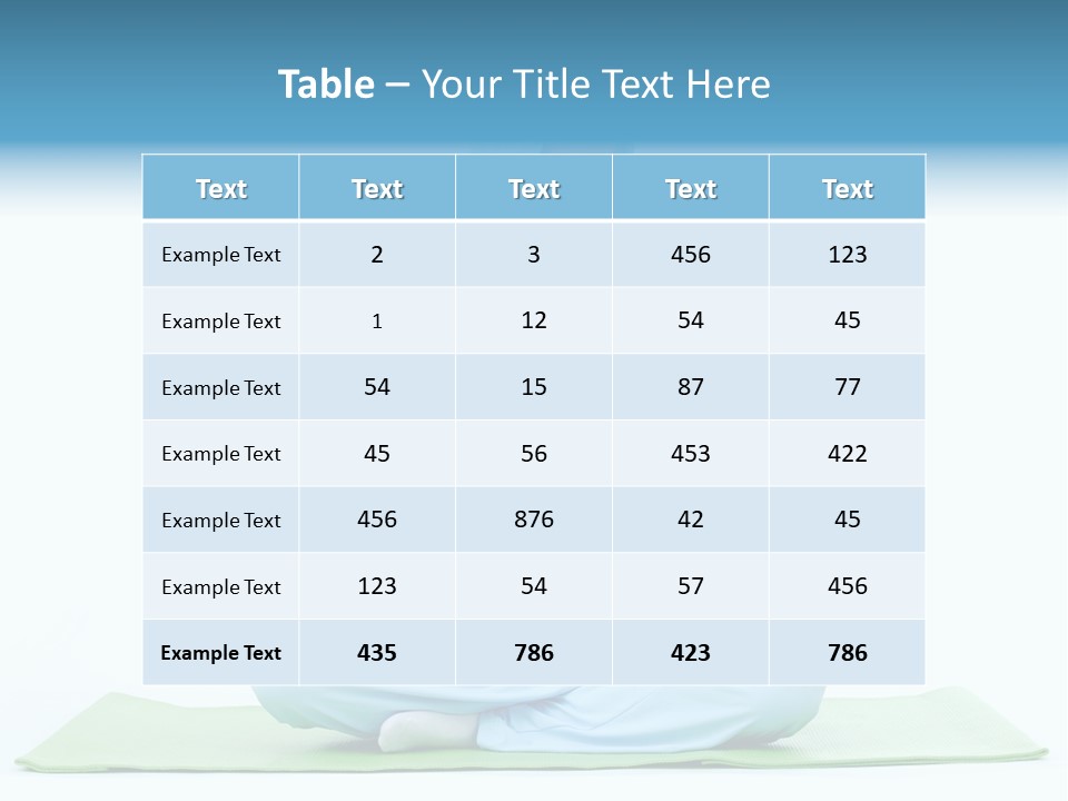 Blond People Posing PowerPoint Template