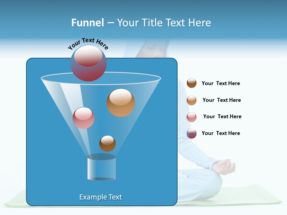 Blond People Posing PowerPoint Template