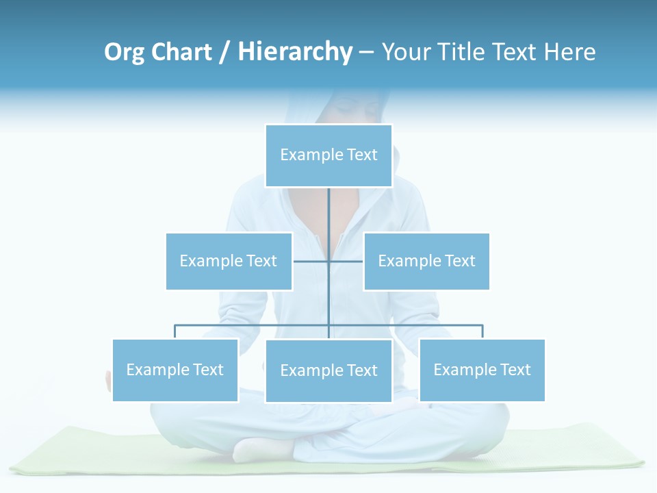 Blond People Posing PowerPoint Template