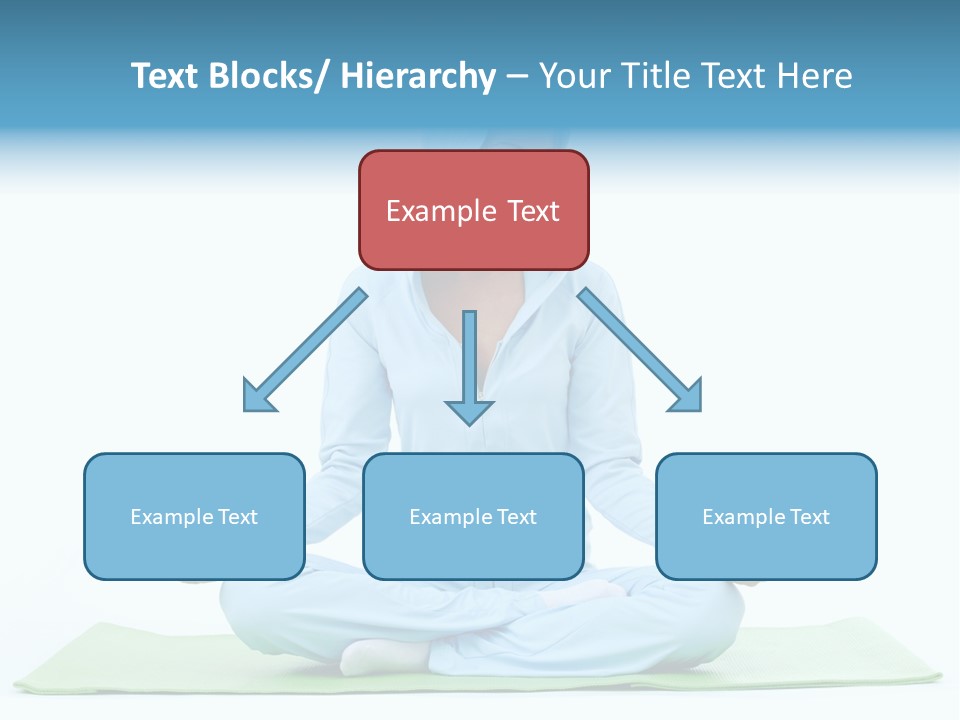 Blond People Posing PowerPoint Template