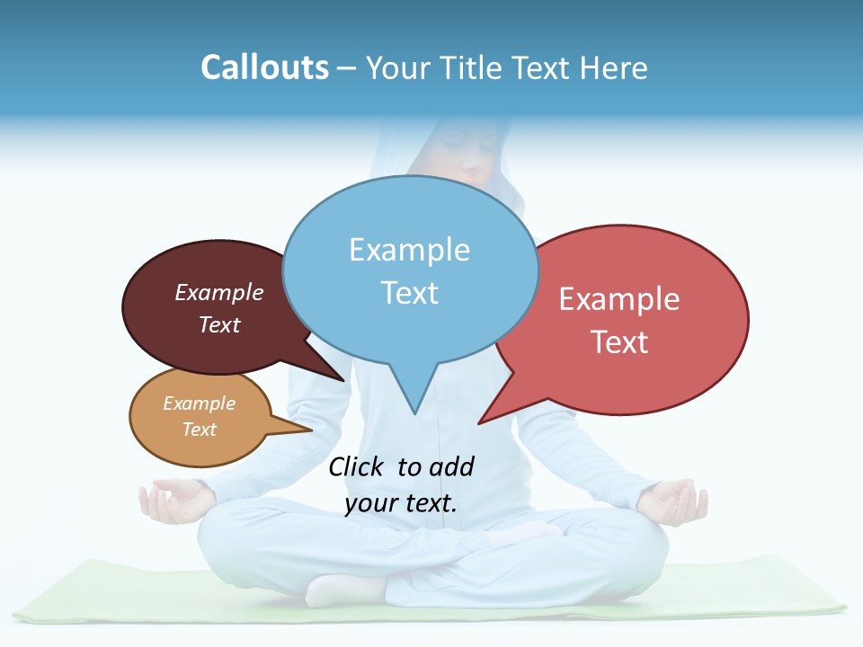 Blond People Posing PowerPoint Template