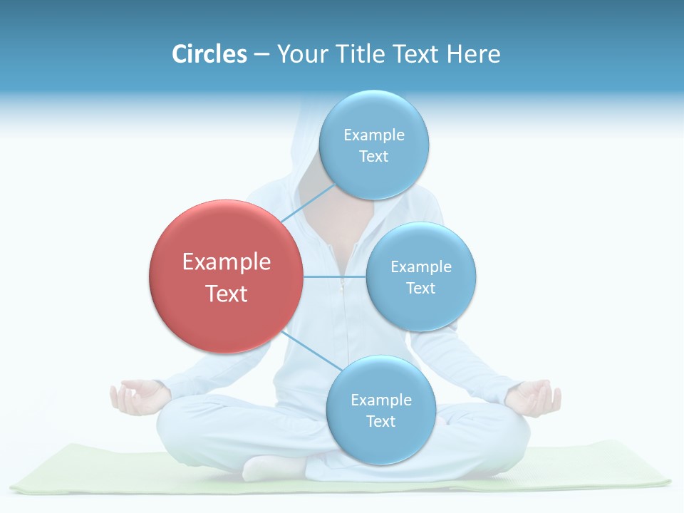 Blond People Posing PowerPoint Template