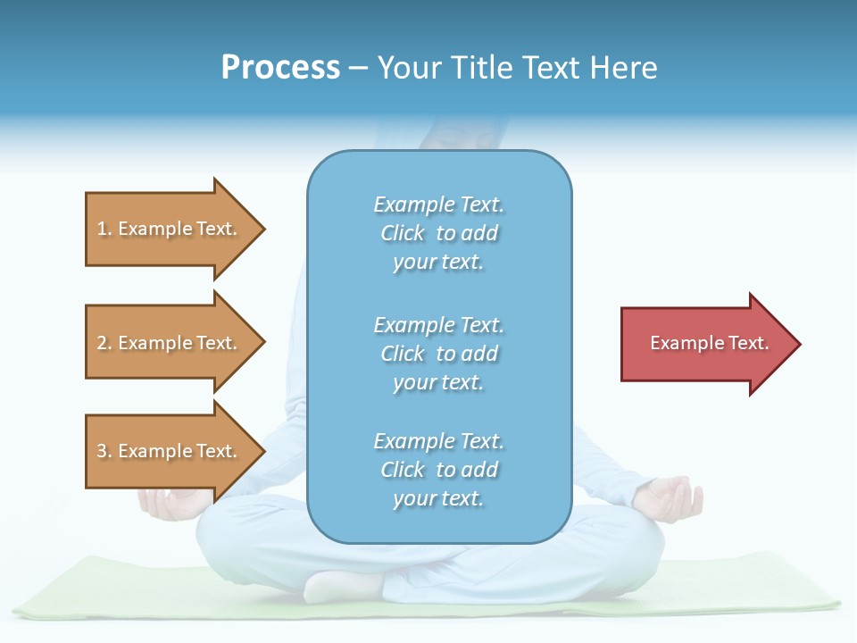 Blond People Posing PowerPoint Template