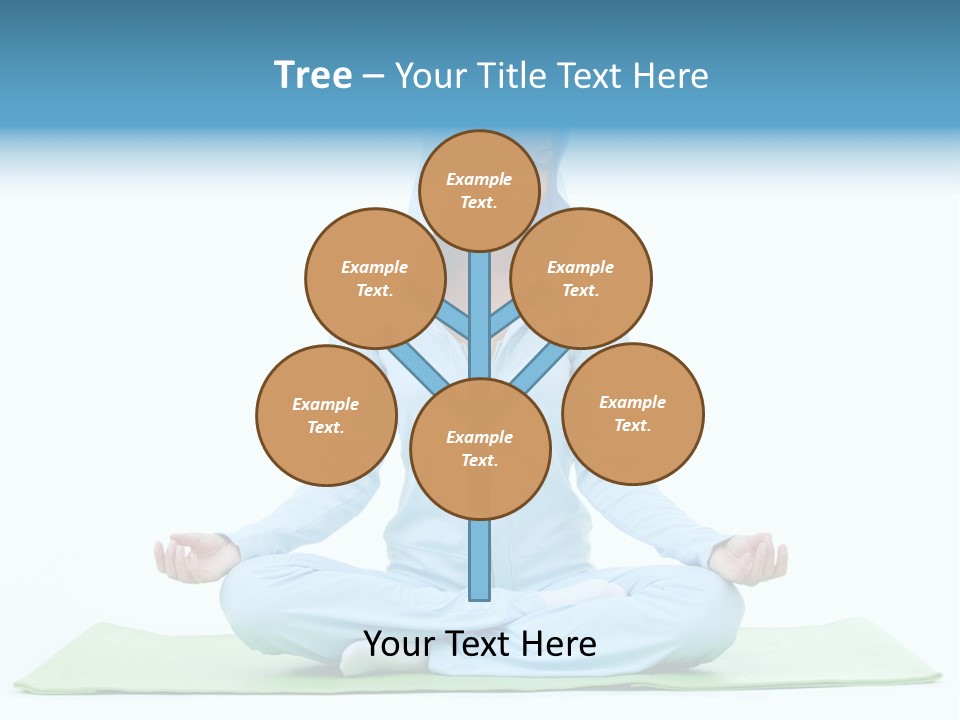 Blond People Posing PowerPoint Template