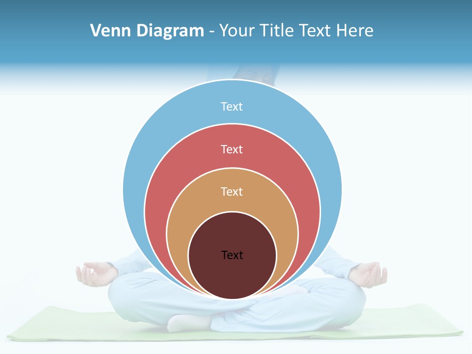 Blond People Posing PowerPoint Template