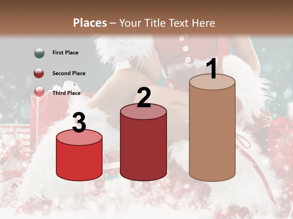 Red Face Glamour PowerPoint Template