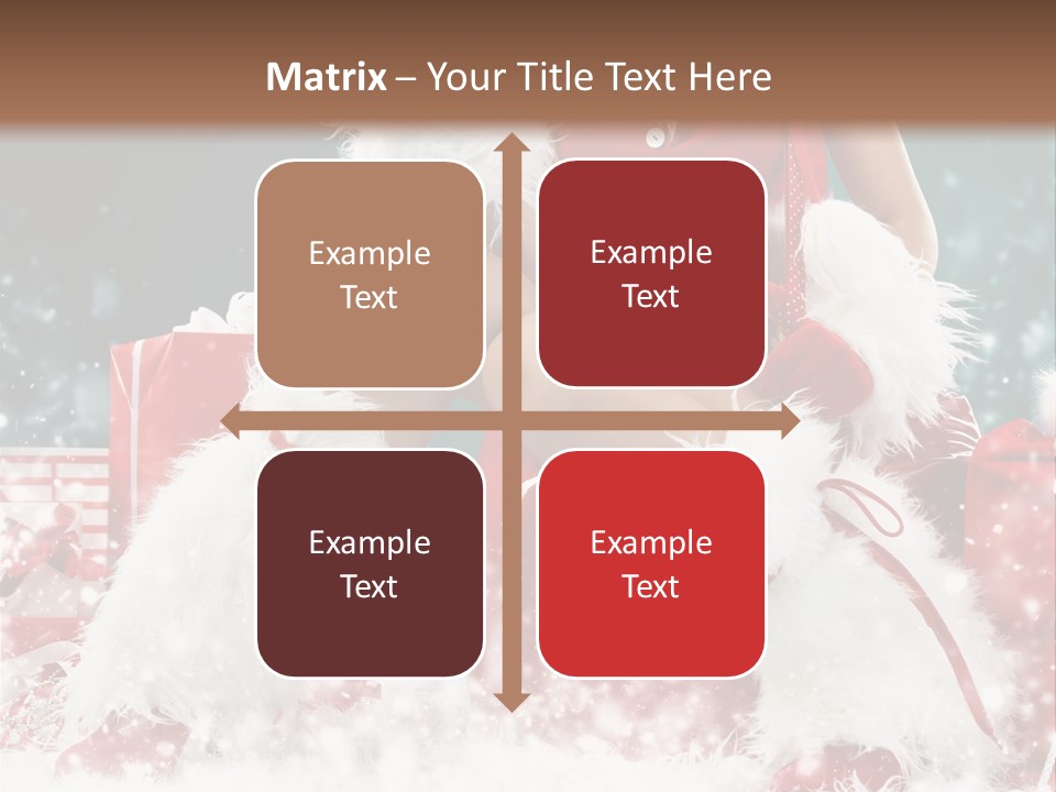 Red Face Glamour PowerPoint Template