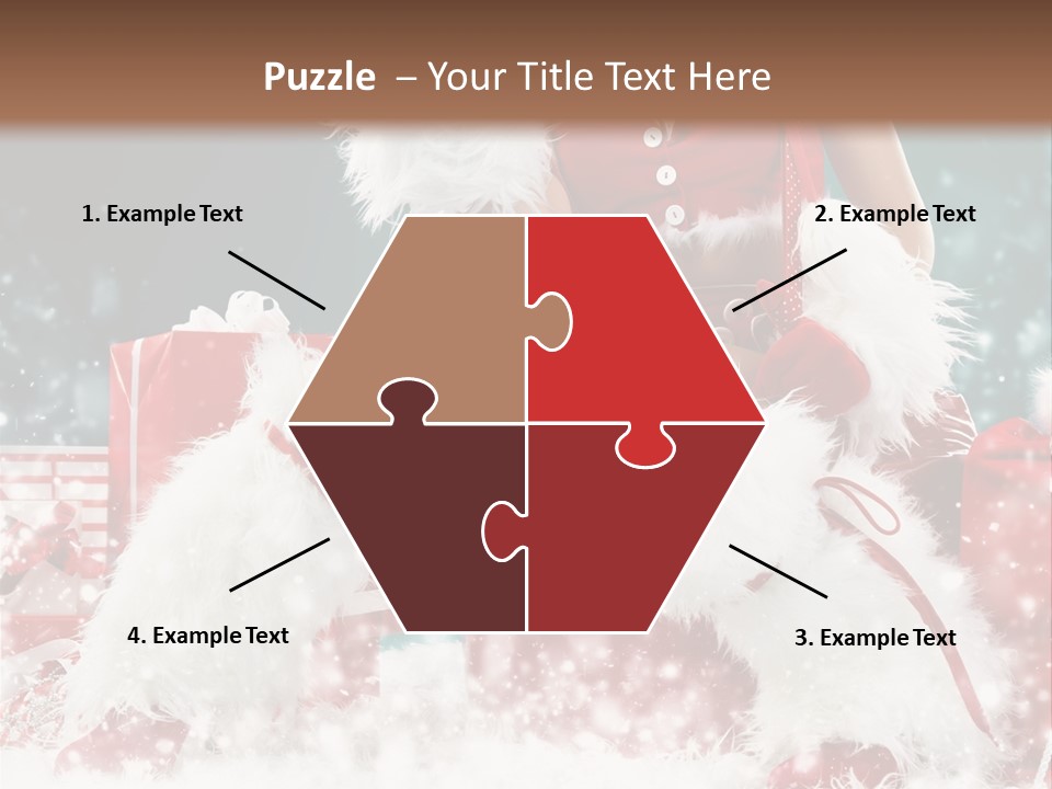 Red Face Glamour PowerPoint Template