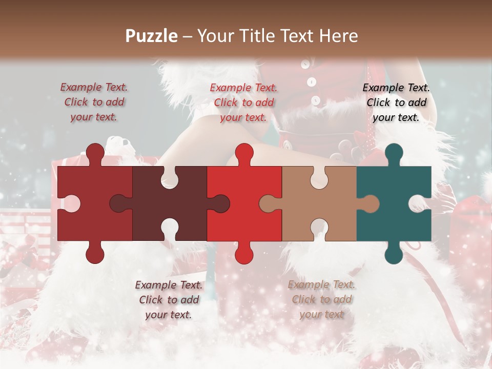 Red Face Glamour PowerPoint Template