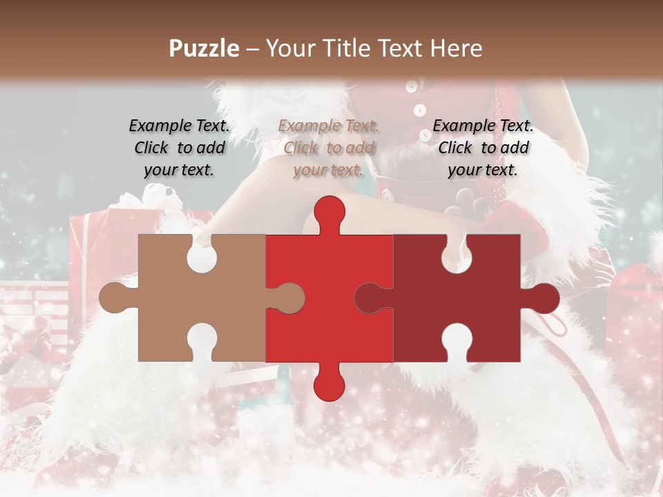 Red Face Glamour PowerPoint Template