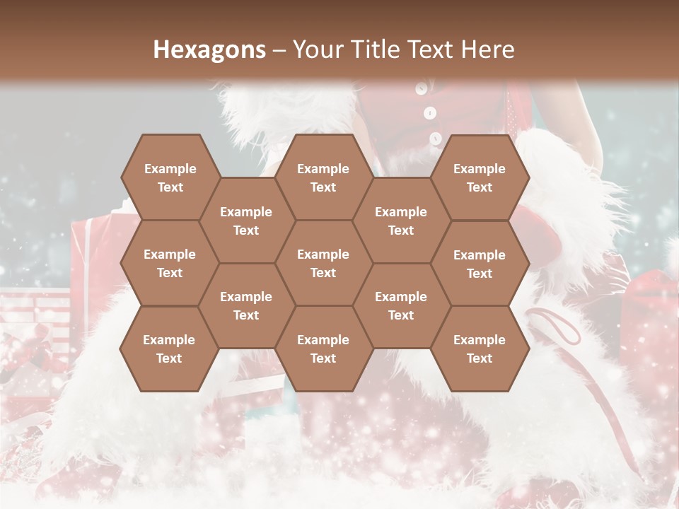 Red Face Glamour PowerPoint Template