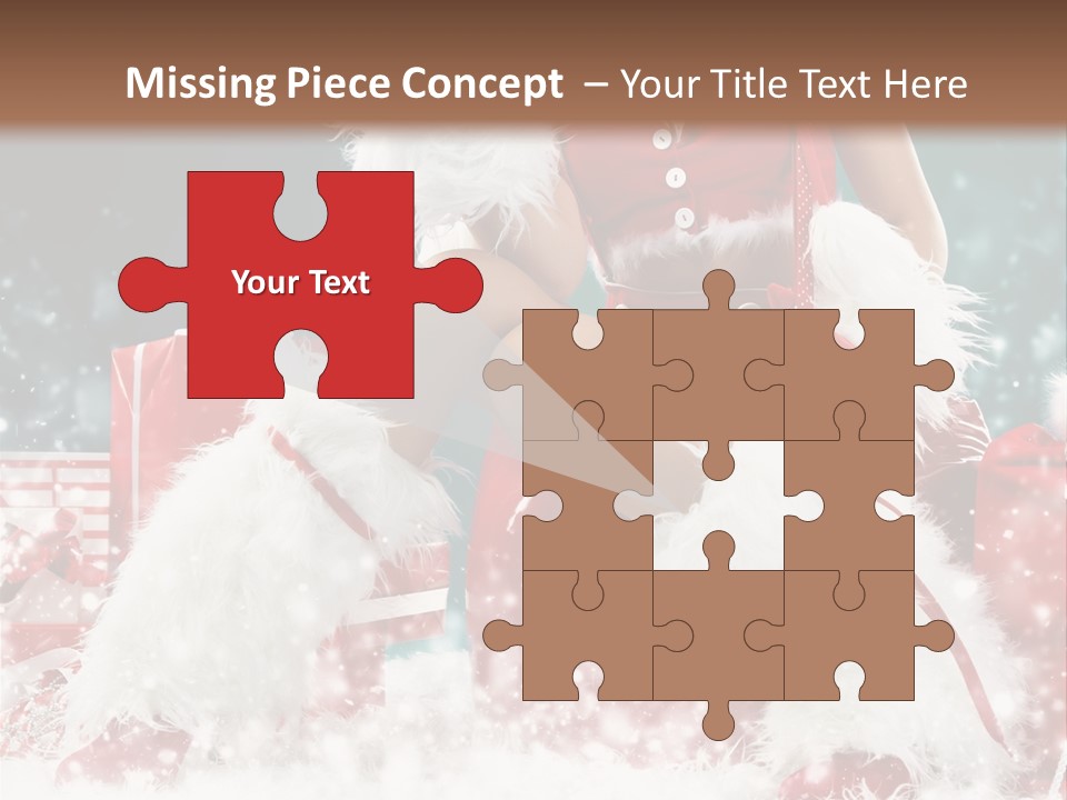 Red Face Glamour PowerPoint Template