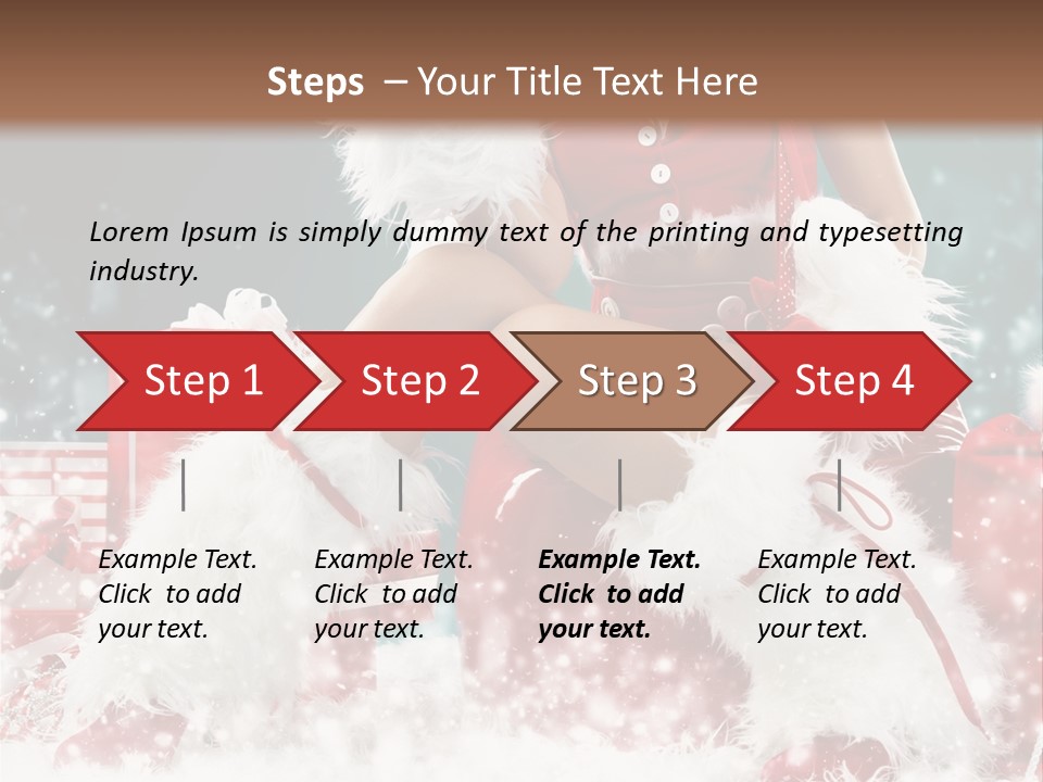 Red Face Glamour PowerPoint Template