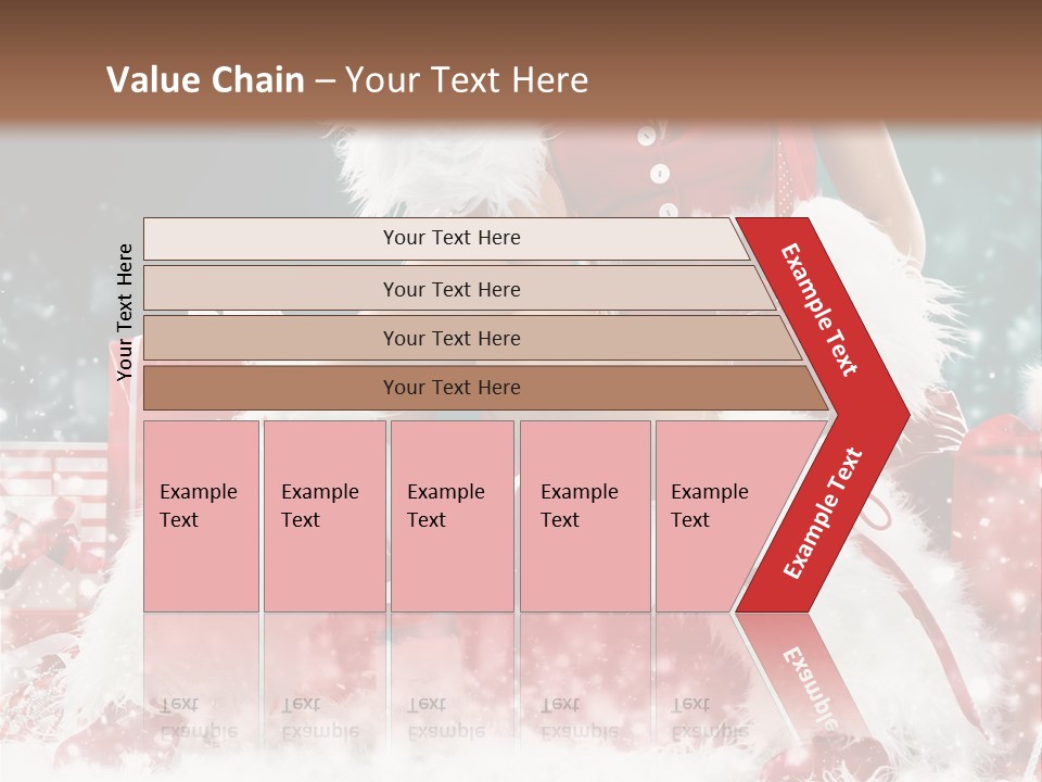 Red Face Glamour PowerPoint Template