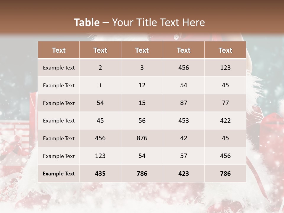 Red Face Glamour PowerPoint Template