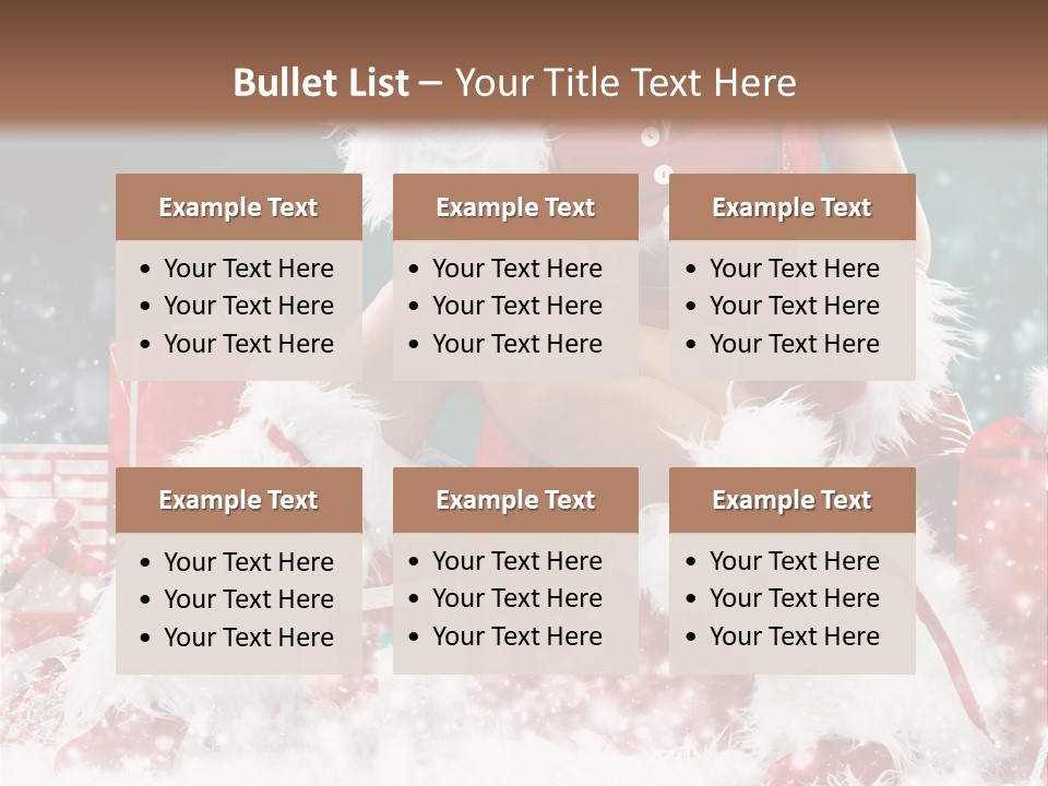 Red Face Glamour PowerPoint Template