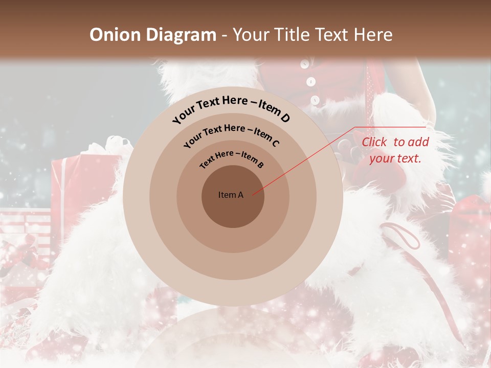 Red Face Glamour PowerPoint Template