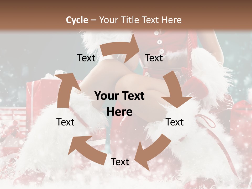 Red Face Glamour PowerPoint Template