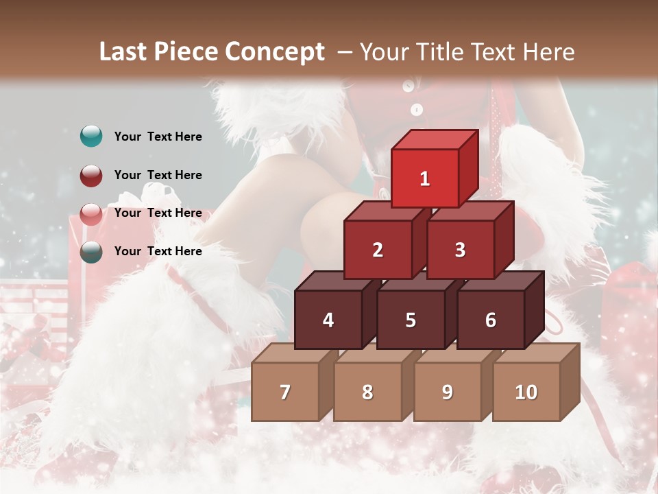 Red Face Glamour PowerPoint Template