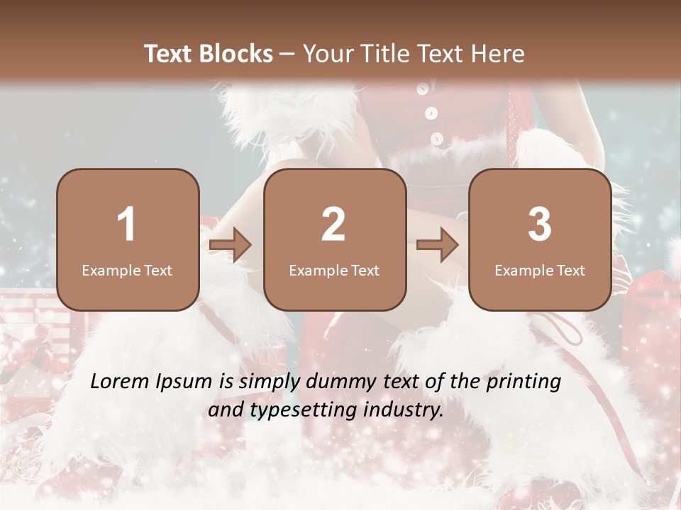 Red Face Glamour PowerPoint Template