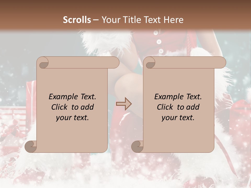 Red Face Glamour PowerPoint Template