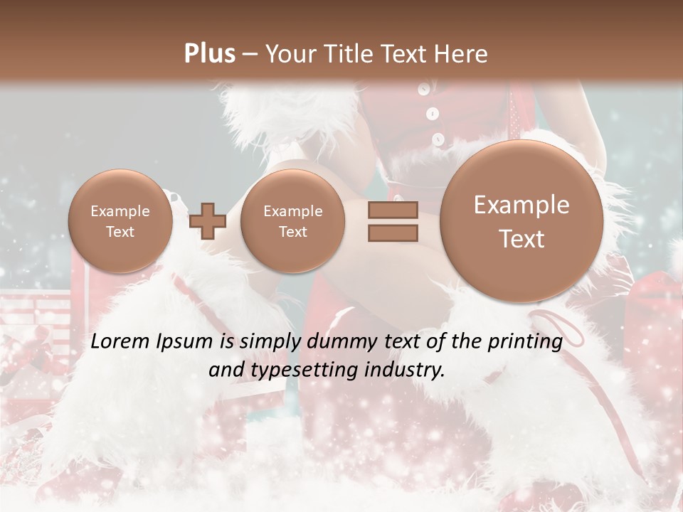 Red Face Glamour PowerPoint Template