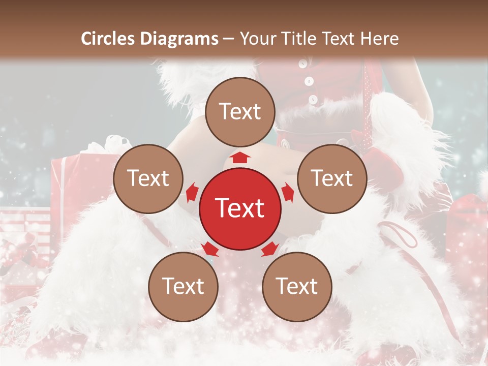 Red Face Glamour PowerPoint Template