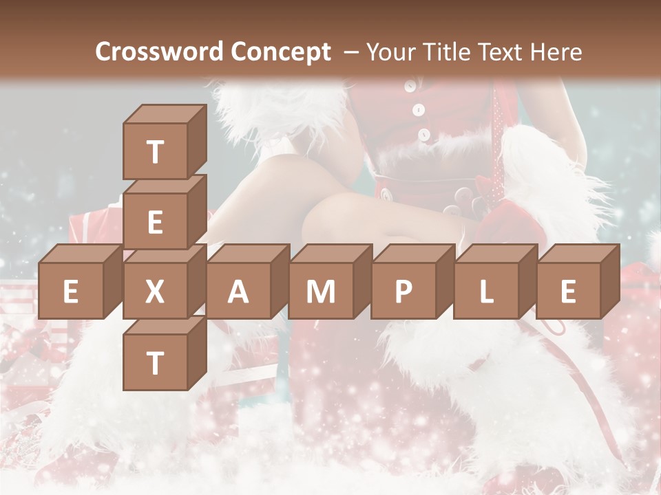 Red Face Glamour PowerPoint Template