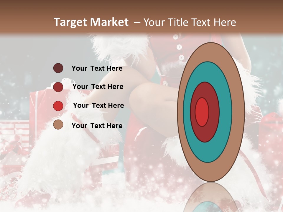 Red Face Glamour PowerPoint Template