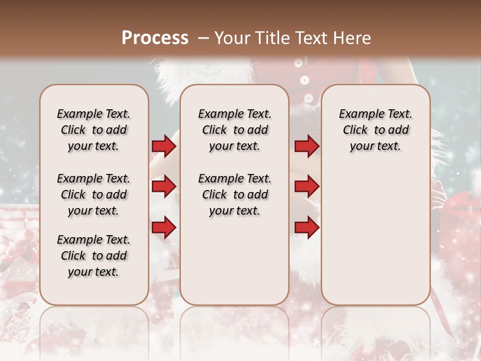 Red Face Glamour PowerPoint Template