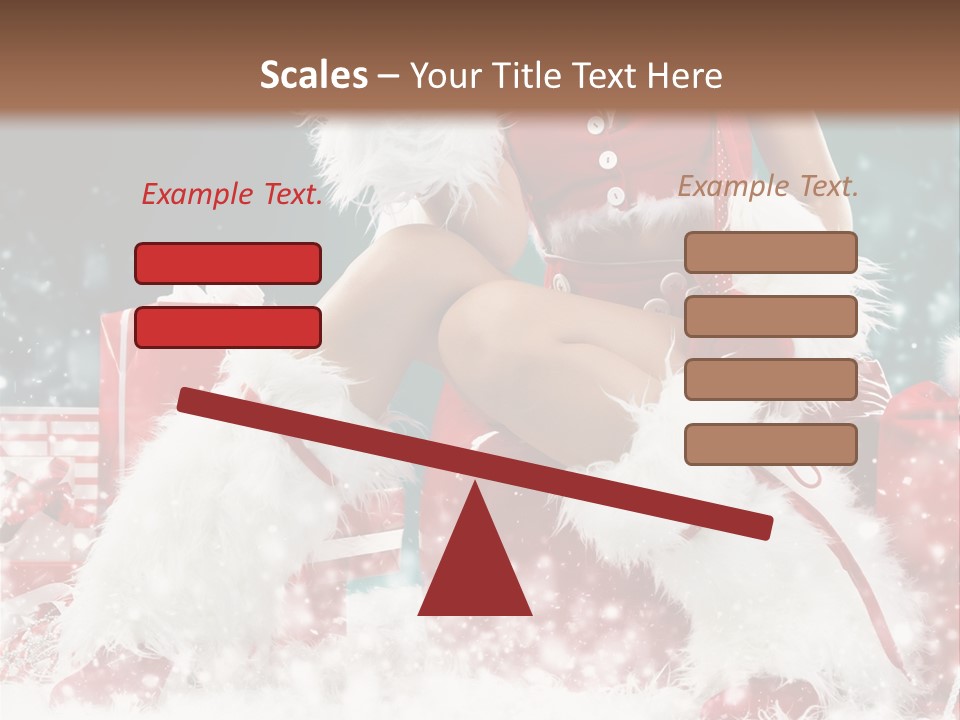 Red Face Glamour PowerPoint Template