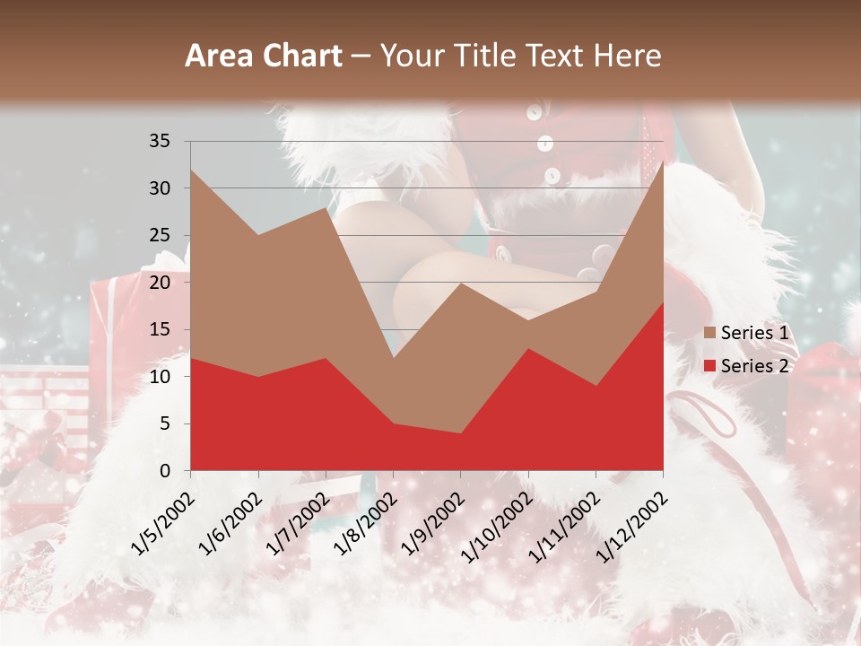 Red Face Glamour PowerPoint Template