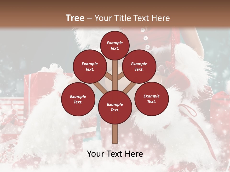 Red Face Glamour PowerPoint Template